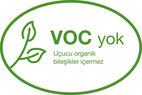 VOC yok: Uçucu organik bileşikller içermez