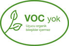 VOC yok: Uçucu organik bileşikller içermez