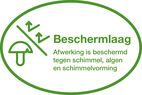 Beschermlaag - Afwerking is beschermd tegen schimmel, algen en schimmelvorming